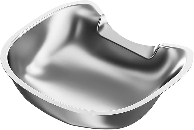 IMIPAW Automatic Cat Feeders Replacement Food Bowl (Silver)