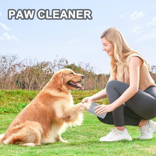 Dog Paw Cleaner, Grey