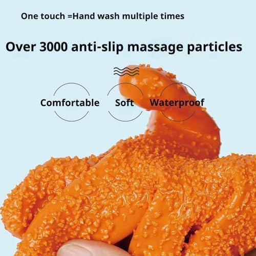 YOFANG 27.2" Long Sleeve Pet Grooming Bathing Gloves Anti-Scratch