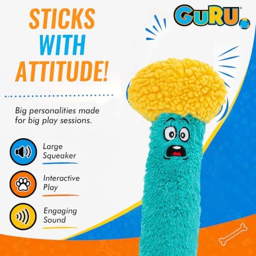 Fry Guys 'Nancy' Dog Toy with Squeaker and Crinkle