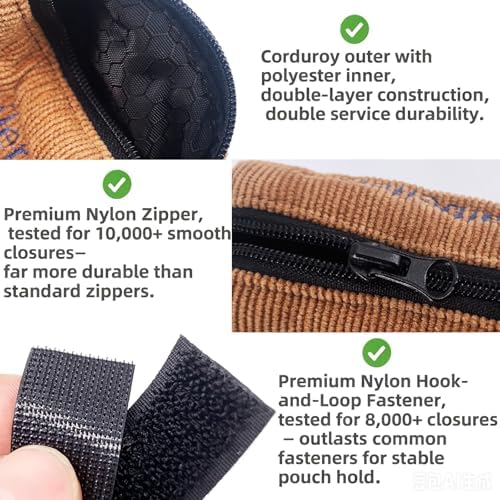 Dog Poop Bag Holder for Leashes doggie bag holder (Brown)