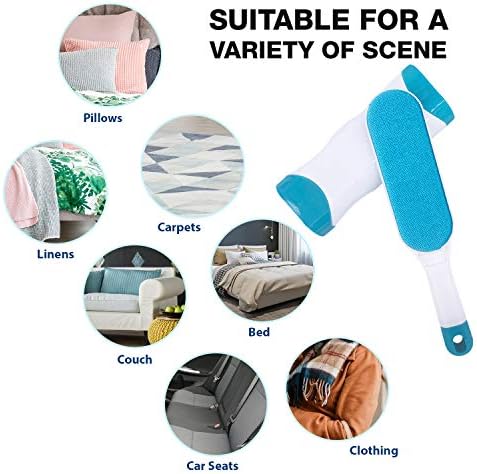 Pet Hair Remover: Reusable Dog Cat Lint Brush for Couch Furniture - 1 Pack