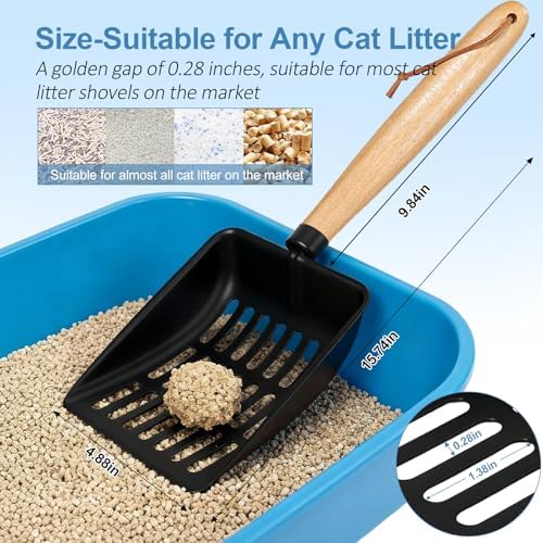 Cat Litter Scoop, Metal Litter Scoop, Long