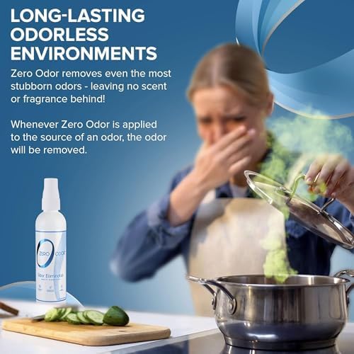 Zero Odor Multi-Purpose Odor Eliminator, Car & Room Air Freshener, 8 oz