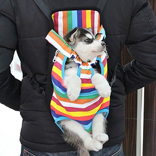 Adjustable Pet Carrier Bag Small Dog Carrier Front Backpack, Pet Carrier for Women and Men