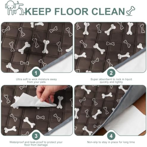 Eterish Washable Pee Pads for Dogs Large/Extra Large 36'' x 41'' 2 Pack