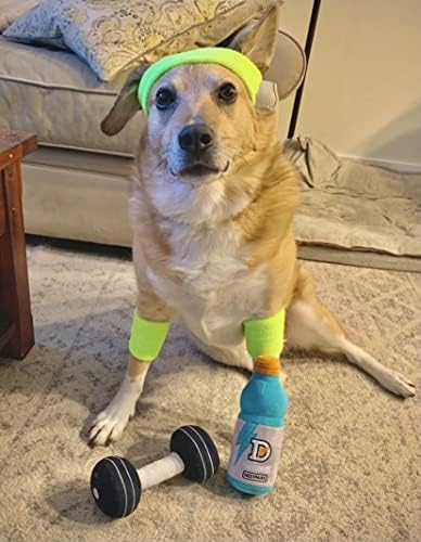 Nestpark Doggy Dumbbell - Funny Dog Toys Fitness Workout Parody Cute Dog Toys (Dumbbell)