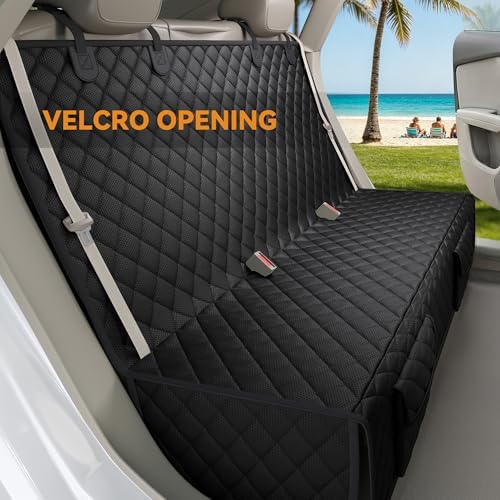 PETICON Dog Car Seat Cover for Back Seat, Rear Bench Seat Cover for SUVs