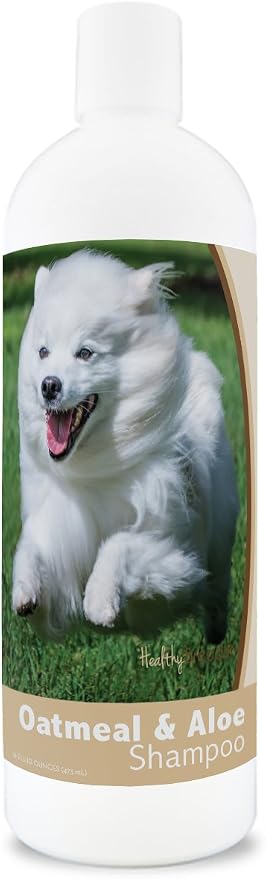 Healthy Breeds American Eskimo Dog Oatmeal Shampoo with Aloe 16 oz