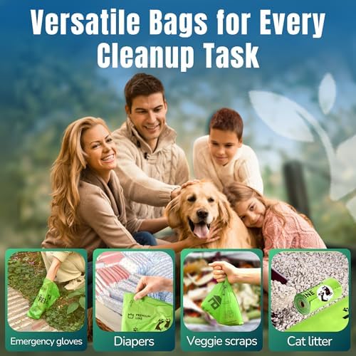 Pet N Pet Dog Poop Bags Rolls, 720 Count, Unscented, with Dispenser Thick