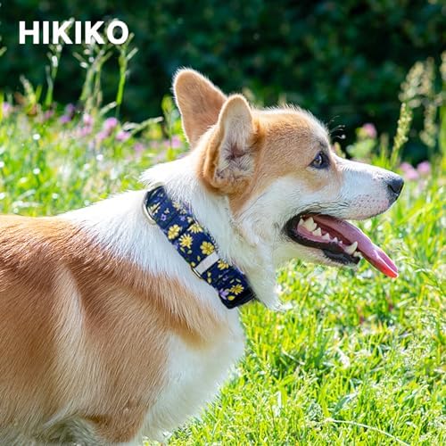 Hikiko Martingale Collar for Dogs with Special Pattern,Adjustable,S