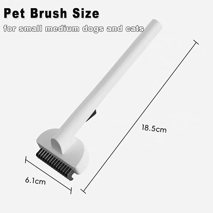 WYuZe Cat Brush for Dematting & Shedding, Pet Deshedding Brush for Indoor Small Dogs & Cats, Short Haired Professional Grooming Comb