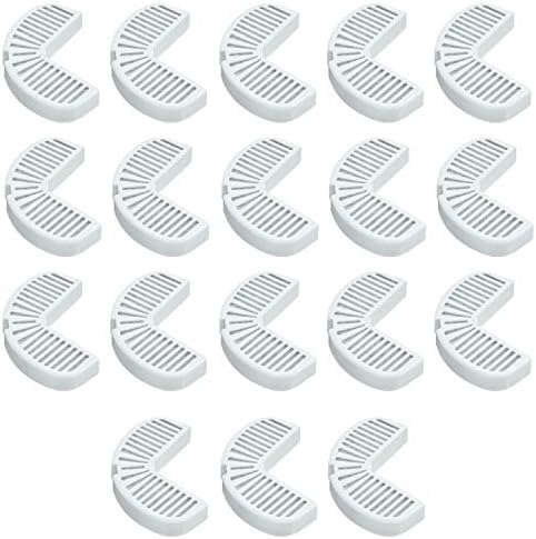 Pioneer Pet Replacement Filters for Ceramic & Stainless Steel Fountains, Raindrop Filters (18 filters)