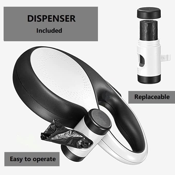 OUTnWILD Retractable Dog Leash - Retractable Dog Leash 16ft for Breeds Up to 66lbs. 360° Tangle Free Design with One Touch Quick-Lock Braking System&Anti-Slip Handle (White)
