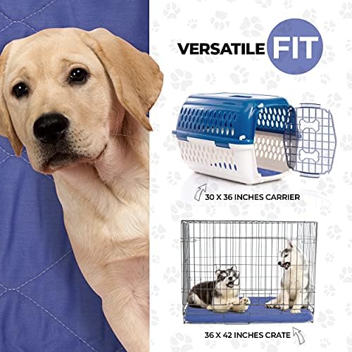 Beck’s USA Made Reusable Pet Pee Pads for Dog & Cat Pee Problems, Advanced Leak Free Design, Color Change Wetness Indicator, 1 Pad = 500 Disposable, 35X51-2 Pack