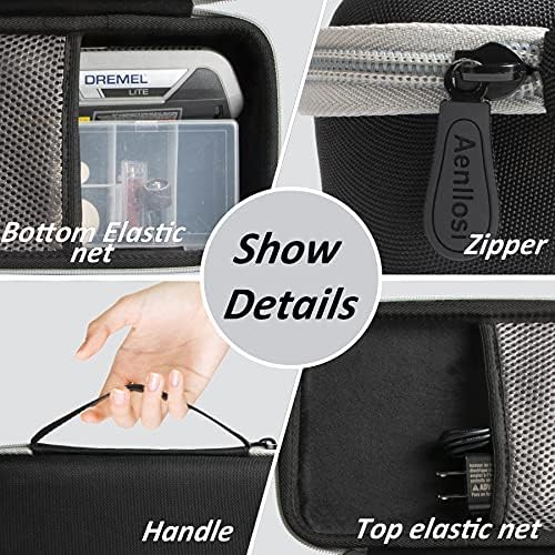 Aenllosi Hard Case for Dremel Lite 7760 N/10 4V Li-Ion Cordless Rotary Tool