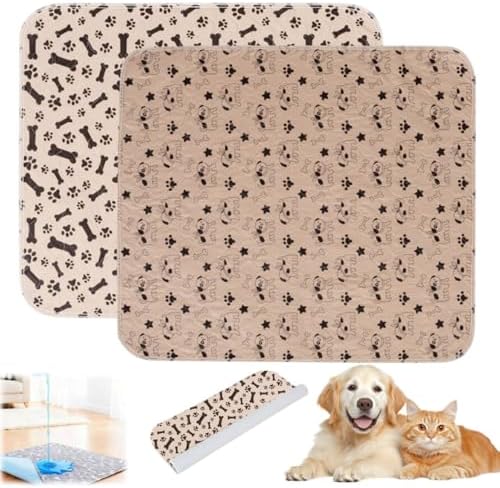 Puppy Pads with Pheromones,Washable Puppy Pee Pads for Dogs,Reusable Puppy Pads Washable for Dogs & Cats,Washable,Durable Leak-Proof & Anti-Slip Pet Training Pads for Home & Trave