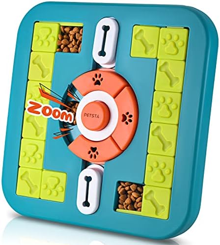 Dog Puzzle Toys, Treat Dispensing Dog Enrichment Toys for IQ Training and Brain Stimulation, Interactive Mentally Stimulating Toys as Gifts for Puppies, Cats, Dogs (M-Level 3)