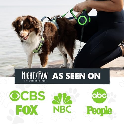 Mighty Paw Retractable Dog Leash 2.0, 16 Ft, for Medium Dogs, Heavy Duty