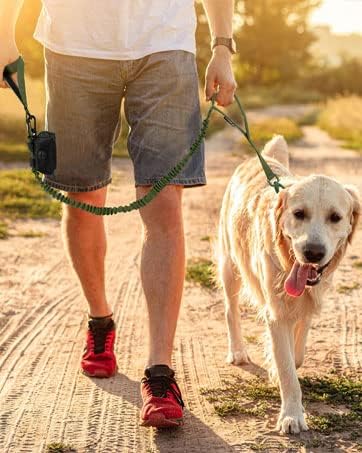 Tactical Dog Collar and Leash Set with Handle for Medium Dogs
