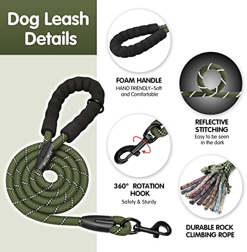 PoyPet Dog Harness and Leash Set, No Pull Vest with Front Clip and Handle