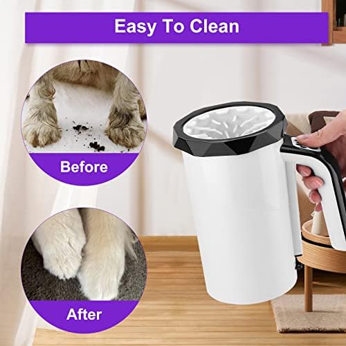 Rechargeable Automatic Dog Paw Cleaner, 2 in 1 Portable Dog Paw Washer Cup