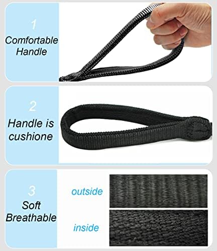 Reflective Dog Leash 2/3/4/6/10ft Braided 1/2" Strong Nylon Rope
