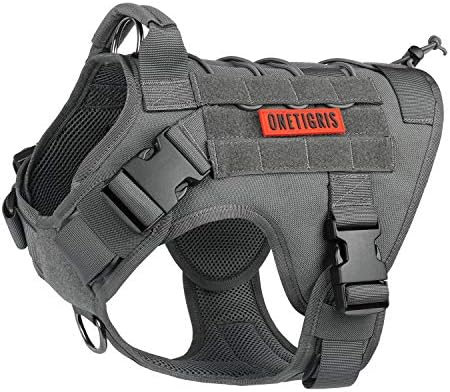 OneTigris Tactical Dog Harness Vest No-Pull Service Dog Vest for Small Dogs