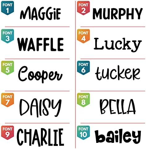 Improved - Personalized Dog Collars w/Engraved Metal ID Nameplate for Name & 3 Lines Text - Custom 20 Icons, 4 Adjustable Sizes, 10 Fonts, Dog Collar for Large Dogs, Dog ID Tag Personalized, Gray