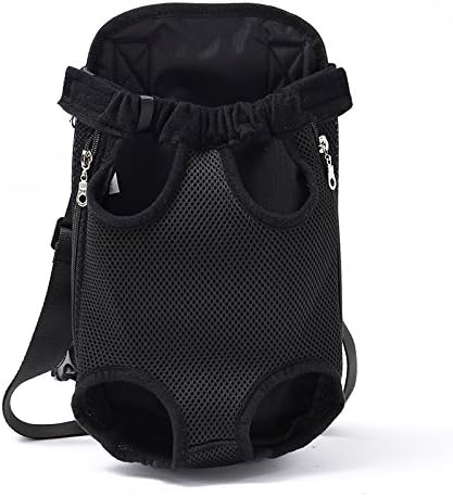 Pet Dog Carrier Backpack Mesh Camouflage Outdoor Travel Products Breathable Shoulder Handle Bags for Small Dog Cats (M, Black)