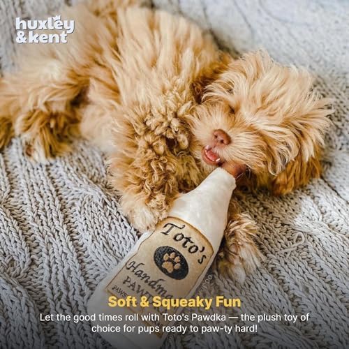 Huxley & Kent Power Plush Squeaky Dog Toy, Toto's Pawdka, Large