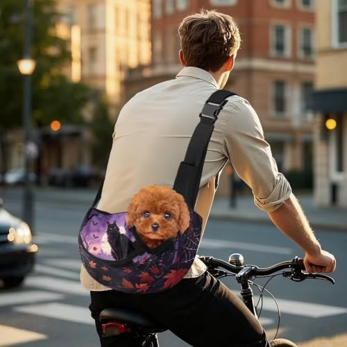 COEQINE Summerween Dog Sling Pet Carrier Bag for Small Dogs Cats