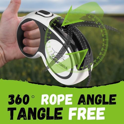 EXPAWLORER Retractable Dog Leash,16 ft Heavy Duty Walk Dog Leash