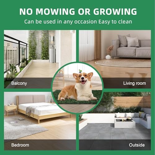 Artificial Grass for Dog Pee Training, Fake Grass Patch for Potty Tray