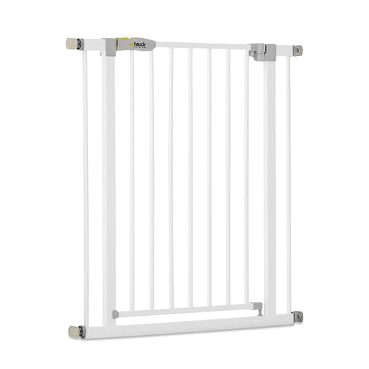 hauck Open N Stop Pressure Fit Baby and Pet Safety Gate, Accommodates 29 to 31" Wide Home Doorway, Stairway, or Hallway, White