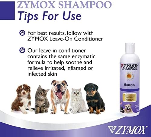PET King Brands ZYMOX Shampoo for Dogs and Cats, 12oz