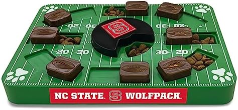 Pets First NCAA North Carolina Tarheels State Puzzle Toy, Puzzle Treat Dog Toy, Interactive Dog Treat Toy, Dog Puzzle Feeding Slow Toy