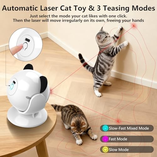 Saolife Laser Cat Toys for Indoor Cats, Interactive Cat Toy Automatic