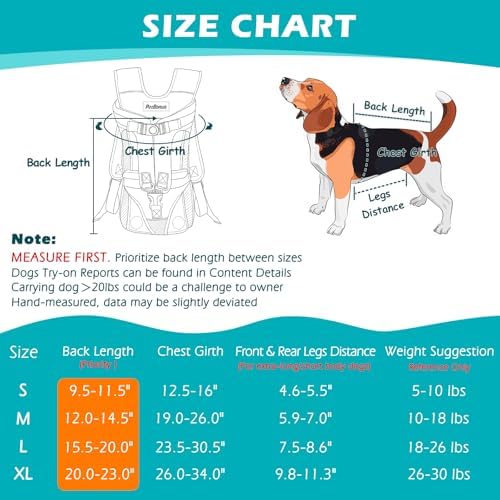PetBonus Pet Front Dog Carrier Backpacks, Adjustable Pet Backpack, Legs Out Easy-fit Puppy Chest Carrier for Medium Small Dogs, Hands Free for Hiking, Cycling (Army Green, L)