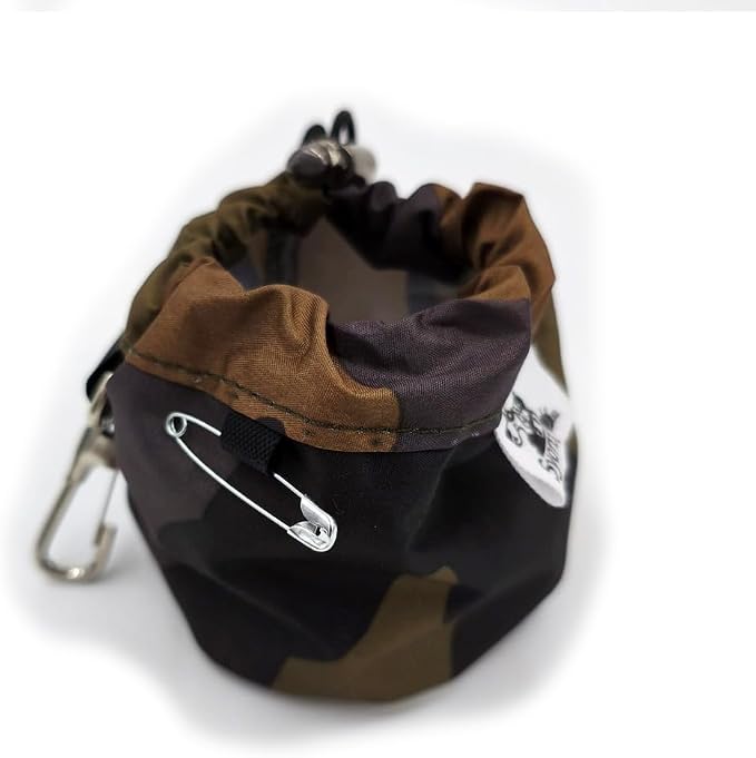Small Dog Treat Pouch Puppy Training Bag with Carabiner Clip, Bait Bag