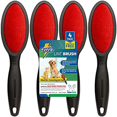 Twinko Max Lint Brush for Pet Hair, Reusable Lint Remover for Clothes