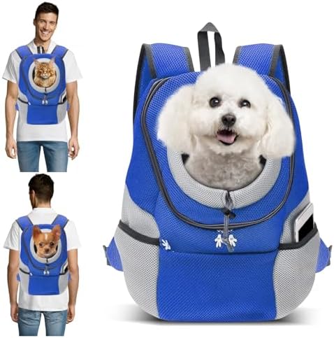 PETCUTE Dog Backpack Carrier Cat Carrier Pet Travel Carriers for Small Dogs and Cats Pet Travel Backpack