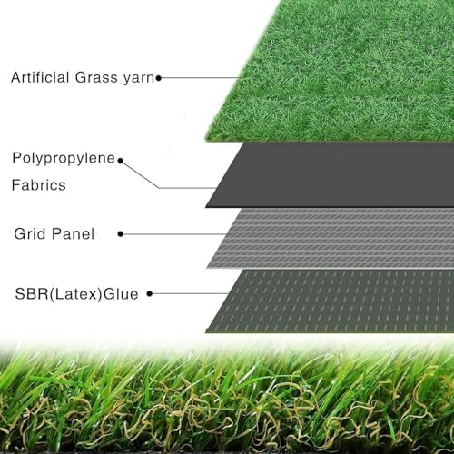 Artificial Grass for Dogs Pee Tray Fake Grass Mat for Professional Puppy Potty Trainer Replacement Dog Grass Pad for Indoor and Outdoor (25.5x19.5 Inch(Pack of 2))