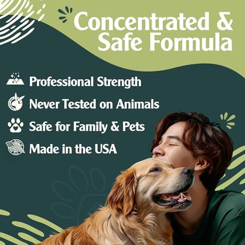 Sprinkle & Sweep: Pet Stain & Odor Enzyme Spray - 32oz, 2 Pack - No Scrubbing Concentrated Formula, Dog & Cat Urine Destroyer, Carpet Spot Cleaning