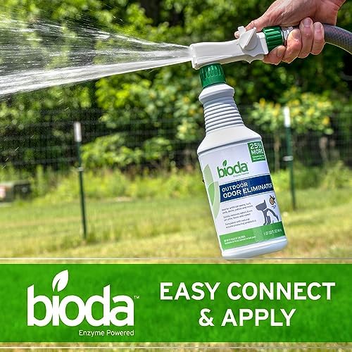 Bioda Probiotic Natural Outdoor Odor Eliminator, 32 oz Spray Bottle, Enzyme