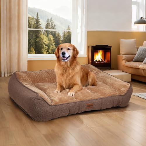 Orthopedic Dog Bed for Large Dogs, Supportive Dog Couch Bed
