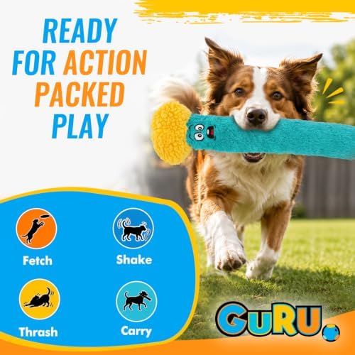 Fry Guys 'Nancy' Dog Toy with Squeaker and Crinkle