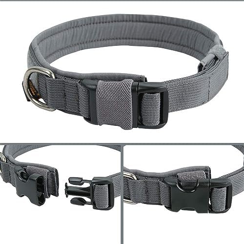 EXCELLENT ELITE SPANKER Tactical Nylon Padded Medium Dog Collar Adjustable