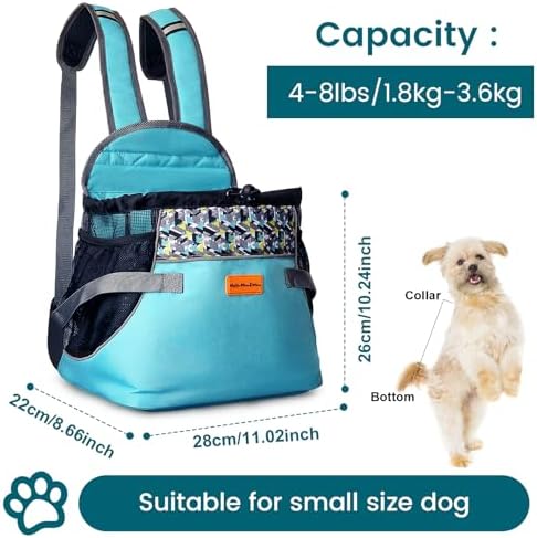 Cinf Small Dog Carrier, Hands-Free Sling Bag for Puppy Travel & Walking
