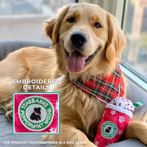 Haute Diggity Dog Starbarks Puppermint Mocha Plush Dog Toy Drink Parody Toy
